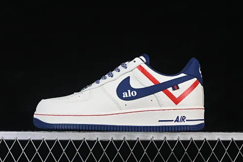 All categories Nk Air Force 1 Air Force series Nk Air Force 1 Low Air Force low top Nike Air Force 1'07 Low joint milk white red blue Air Force 1 low top casual sneakers XY9025-011